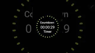 30 Seconds Countdown Timer with clock ticking sound and Finish Bell