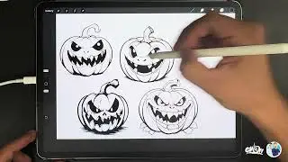 My favorite Halloween brushes for Procreate