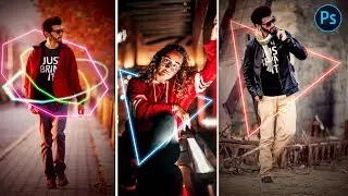 NEON GLOWING TRIANGLE EFFECT Latest EDITING - 2018 Tutorial