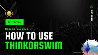 How to Thinkorswim (TOS) Tutorial: Memory Cleanup
