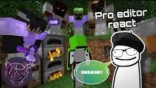 Pro Editor React To @theJumJummer Dream's Minecraft Manhunt Edit...