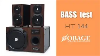 OBAGE AUDIO: ht 144 bass & audio test. BASS BOOSTED MUSIC