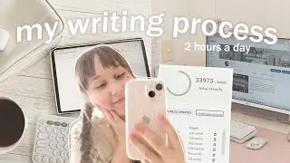 my go-to writing process and schedule: how i write my books & daily writer's routine 🪶♡ pod ep.26