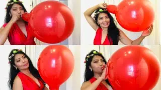 Blowing my Red balloon 🎈