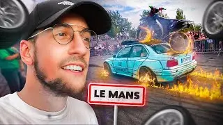 UNE JOURNÉE DE FOLIE AU MANS ! (sa voiture prends feu)