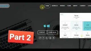 Full Responsive web site  | Html&Css_Boostrap &JS| Part 2