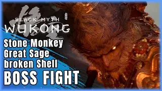 Black Myth Wukong Stone Monkey full Boss fight 4k