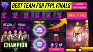 Best Team FFPL Grand Finals Free Fire || Best Team FFPL Finals Dream Team || Free Fire New Event