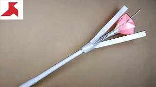 DIY 🧙 - How to make the WIZARD STAFF from a4 paper