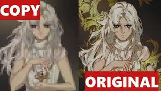 trying to recreate my senpai's art | How to do a Style Study