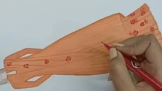 saree with jacket illustration tutorial | fashion illustration | step by step | fashion designing |
