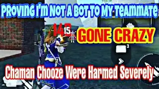 Proving My Teammate Who's The Bot | Free Fire Funny Gameplay | With Hindi Commentary | 4Anniversary