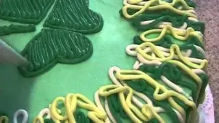 St. Patrick's Day Cakes How To Decorate St Pat's Shamrock Hat Cake Decorating Video Tutorial Preview