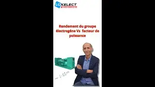 Generator set efficiency as a function of power factor