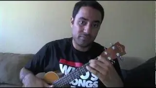 White Sandy Beach on a Low G Lanakai Ukulele