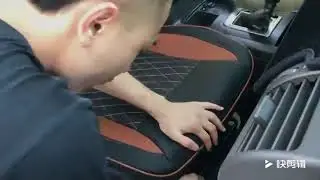 Чехлы из экокожи на сиденья для Toyota Land Cruiser Prado. Установка чехлов на Тойота Прадо