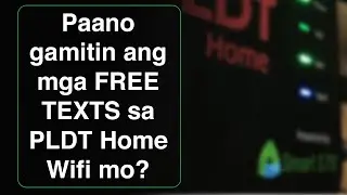 How to Consume the Free Texts on Your PLDT Home Wifi