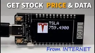 GET STOCK PRICE TTGO ESP32