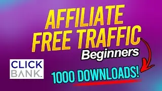 Clickbank Affiliate Marketing FREE Traffic Source Tutorial For Beginners