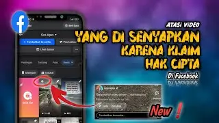 Gampang Banget❗Cara Atasi Video Yang Di Senyapkan Karena Klaim Hak Cipta Di Facebook