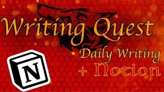 Daily Writing Tracker using Notion! Daily Writing Process