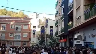 Centenario Hdad.Sagrada Cena - Virgen de la Paz - saludo Cofradía del Calvario