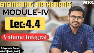 Lec_4.4_Volume Integral | Triple Integral | Engineering mathematics