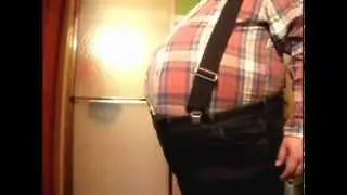 Male Belly/body padding inflation