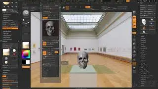 39 | Освещение окружения | Introduction to ZBrush