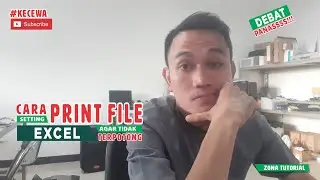 #KECEWA - AGAR HASIL CETAK EXCEL TIDAK TERPOTONG | DEBAT | ZONA EXCEL