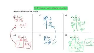 Lesson 22 23 Literal Equations Introduction