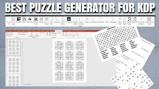 Best Puzzle Generator for KDP - Sudoku, Word Search - $1000 a Month with Low Content Books