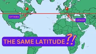 You Won't Believe that these Cities are on the Same Latitude!