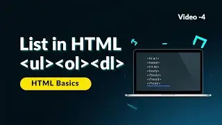 List in HTML- HTML Fundamentals