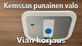 Thetford -kemiallisen vessan punaisen valon korjaus