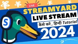 Streamyard se live stream kaise kare 2024 . How to Live stream using streamyard Hindi Tutorial
