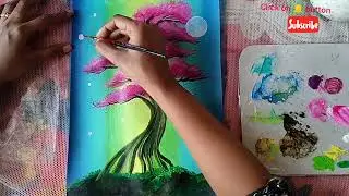Tree Of Life\\Easy Acrylic Painting Demo For Beginners\\TREE OF LIFE\\ACRYLIC PAINTING TREE OF LIFE