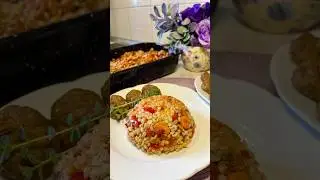 Вкусная перловка с овощами