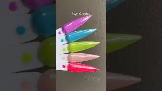 Apply Pearl Nail Chrome And Moonlight Chrome Powder On Color Gels | Which One Is Better?