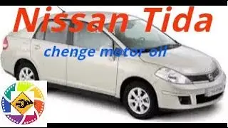 Nissan Tida 2006 1.5l Замена моторного масло и фильтра   Nissan Tida  Change engine oil and filter
