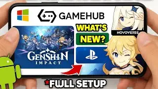 How to play Genshin impact Gamehub Lite Antutu🔥