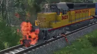 Once on a railroad 2 in Beamng drive