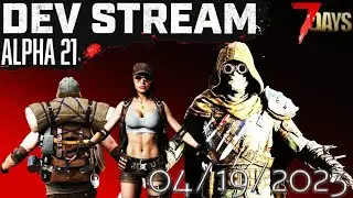 7 Days To Die Alpha 21 Dev's Stream RECAP:  Alpha 22 Preview of Bandit & Character Models REVEALED!