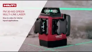 HOW TO use Hilti's PM 30-MG in interior layout applications