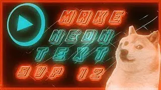 Tutorial - HOW TO MAKE NEON / NEON EFFECT ON TEXT (EFFECT TO KNOW) ON SONY VEGAS PRO 12