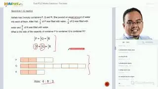 Past PSLE Questions - Fractions