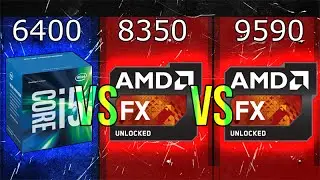 [DEUTSCH] Intel i5-6400 vs AMD FX-8350 vs FX-9590