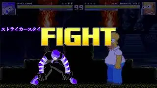 MUGEN Fight | P-Clown (Me) VS RDC Homer Simpson V0.7