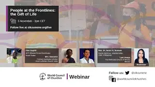 Webinar - People at the Frontlines: the Gift of Life