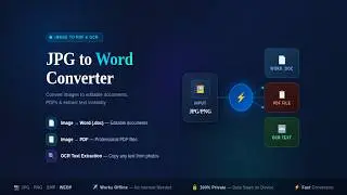 JPG to Word & PDF Converter (OCR) – Extract Text & Convert Images Fast